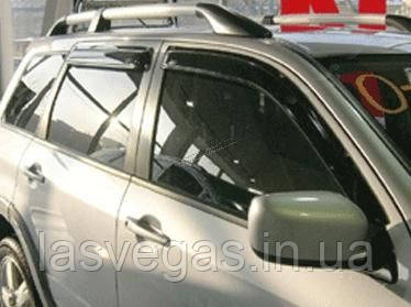 Вітровики, дефлектори вікон Mitsubishi Outlander 2003-2008 (Hic), фото 1