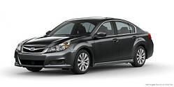 Вітровики з хром молдингом, дефлектори вікон Subaru Legacy 2010-2015