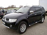 Вітровики, дефлектори вікон Mitsubishi Pajero Sport 2008-2015 (Hic), фото 4