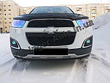 Дефлектор капота (мухобійка) Chevrolet Captiva 2012- (EGR/Австралія), фото 4