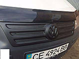 Зимова накладка на решітку радіатора Volkswagen Caddy (Верх) 2003-2010гг., фото 2