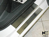Накладки на пороги Skoda Rapid 2013-(Nata-Niko), фото 2