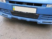 Зимова накладка на решітку радіатора Opel Vivaro 2001-2006гг. низ., фото 1