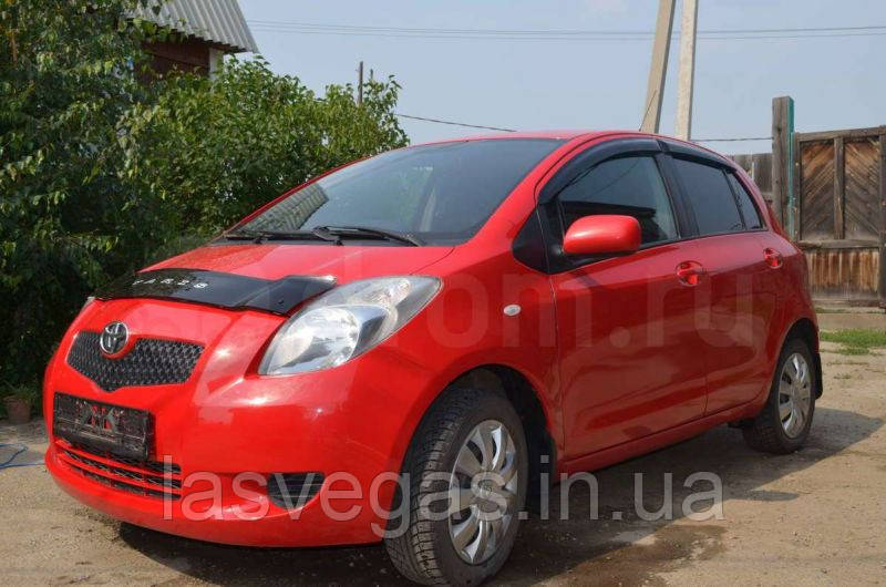 Вітровики, дефлектори вікон Toyota Yaris 2006-2010 HB (Hic), фото 1