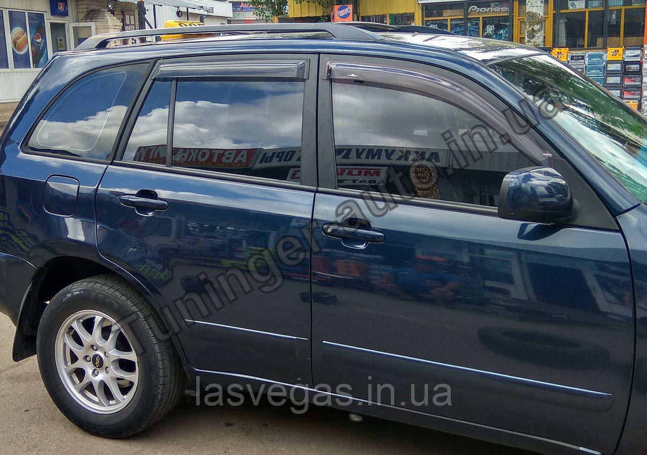 Вітровики, дефлектори вікон Chery Tiggo 2006-2014 (Hic)
