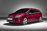 Дефлекторы окон (ветровики) Ford Focus 2011- (HIC/Тайвань)