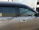 Дефлектори вікон (вітровики) Mitsubishi Pajero Sport III 2015- (HIC/Тайван), фото 3