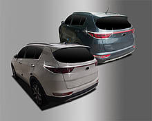 Хром накладки на стопи KIA Sportage 2016-2018 (Autoclover D835)