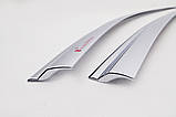 Вітровики хромовані, дефлектори вікон KIA SPORTAGE 2015-2022 (AutocloverD639), фото 8