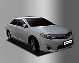 Дефлектори вікон хромовані Toyota Camry 50 2012- (Autoclover/Корея), фото 6