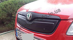 Зимова накладка на решітку радіатора Skoda Fabia (2) 2007-2009 (Дорестайл)