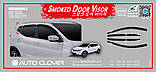Вітровики, дефлектори вікон Nissan Qashqai 2014-2022 6шт. (Auto clover/Корея), фото 3