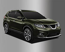 Дефлектори вікон (вітровики) Nissan X-Trail 2014- (T32) / Nissan Rogue (Auto clover D080)