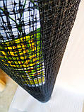 Сітка вольєрна "Пташка" рулон 0.5х100 м, комірка 12х14 мм. (Зелена, чорна), фото 9