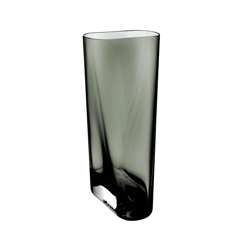 Ваза кришталева Inca Smoke 35 см Nude Glass, фото 1