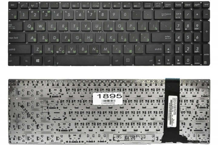Клавіатура для ноутбука Asus 0KNB0-6120KO00 0KNB0-6120ND00 0KNB0-6120PO00 0KNB0-6120RU00 0KNB0-6120SF00