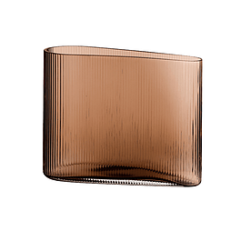 Ваза кришталь Mist Caramel 21 см Nude Glass