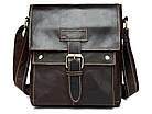 Коричневий шкіряний месенджер Bexhill, фото 2
