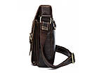 Коричневий шкіряний месенджер Bexhill, фото 9