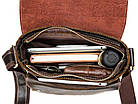 Коричневий шкіряний месенджер Bexhill, фото 10