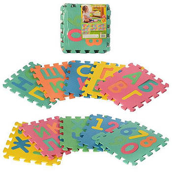 Килимок конструктор Eva Puzzle Mats Український алфавіт (2736) 10 деталей