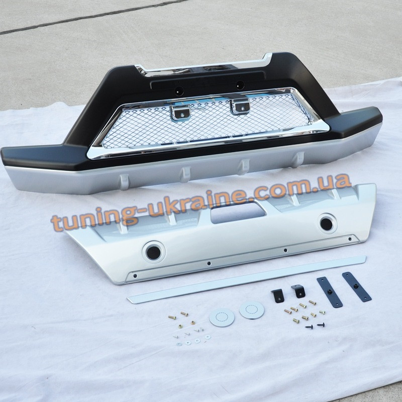 Передня і задня накладки V3 на Nissan X-trail T32 2014-2016 рр.