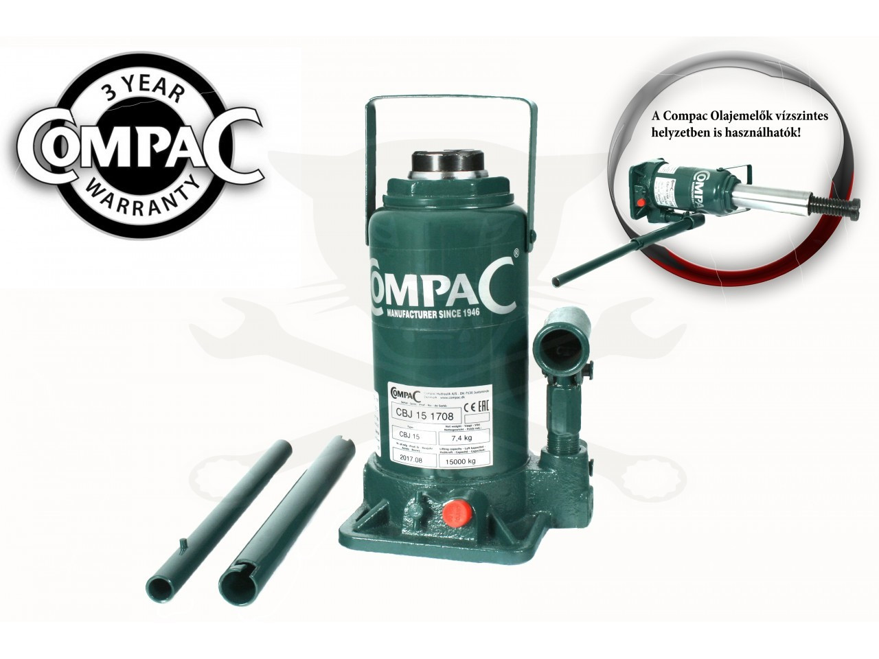 ДОМКРАТ ПЛЯШКОВИЙ COMPAC CBJ 15, фото 1