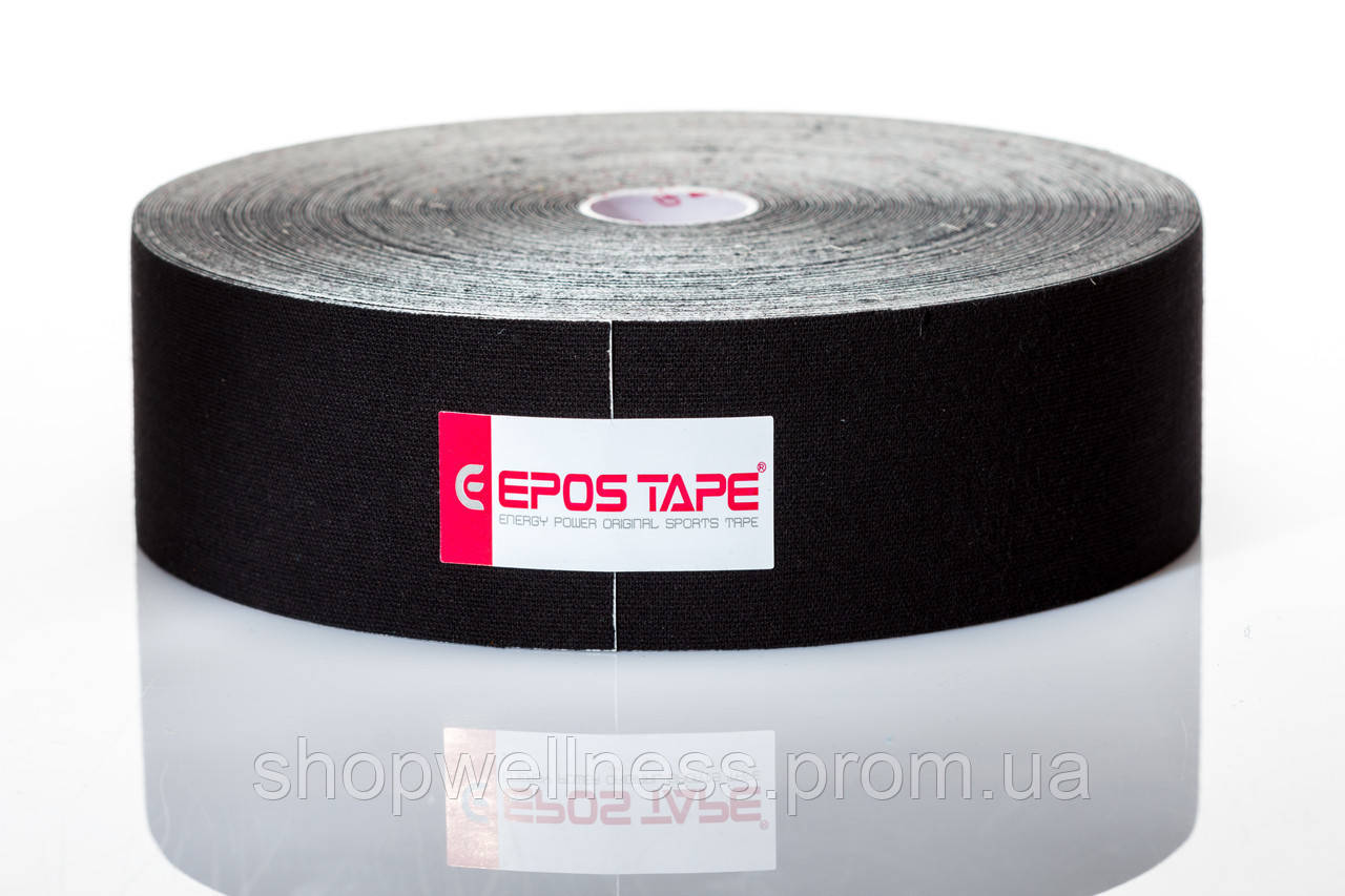 Кінезіотейп EPOS TAPE 31,5м, чорний