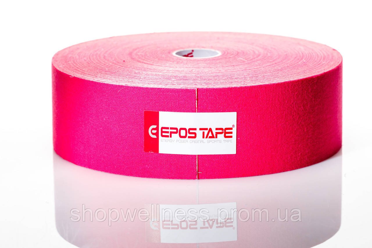 Кинезио тейп EPOS TAPE 31,5 м, рожевий