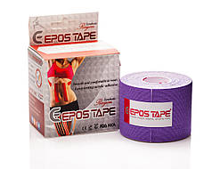 Кінезіотейп EPOS RAYON TAPE 5 м, бузковий