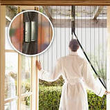 Москітна сітка на двері Magnetic Mesh — надійний захист від комах, фото 3