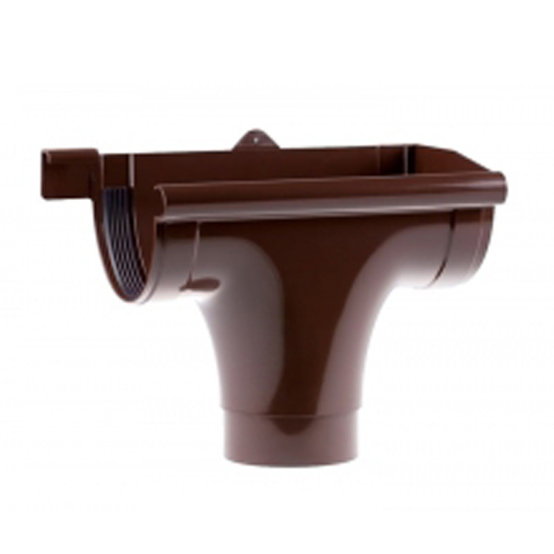 Зливоприймач прохідний Profil коричневий (90 мм)
