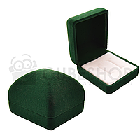 Футляр для кілець/серег "Класика No4" зелений