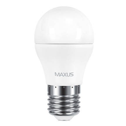 Лампа світлодіодна Maxus LED G45 F 8W 4100K 220V E27, фото 2