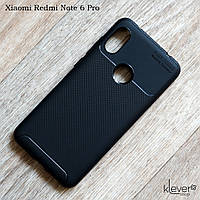 TPU чохол Carbon Line для Xiaomi Redmi Note 6 Pro (чорний)
