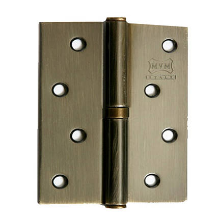 Петля дверна універсальна (100х75 мм) бронза AB, фото 2