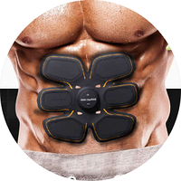 Пояс стимулятор м'язів EMS TRAINER, міостимулятор, тренажер для преса, тренажер метелик, стимулятор