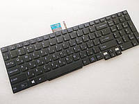 Клавиатура для ноутбуков Sony Vaio SVT15 (Tab 15 Series) черная без рамки, с подсветкой RU/US