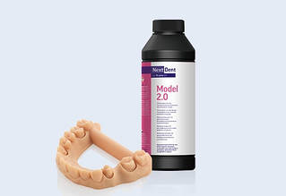 Фотополімерна смола NextDent Model 2.0, 1кг персиковий 