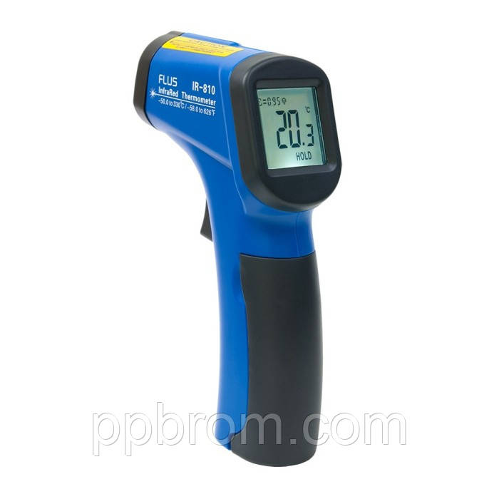 Побутовий пірометр Flus IR-810 (-50...330°C, 12:1, 0.95), фото 1