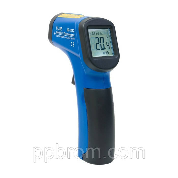 Побутовий пірометр Flus "IR-812" (-50...800°C, 12:1, 0.95)
