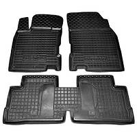 Килимки в салон Nissan Qashqai I 2014 -> чорний, кт - 4шт 11446 Avto-Gumm (нісан кашкай)