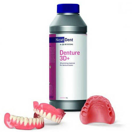 Фотополімерна смола NextDent Denture 3D+ 1кг, фото 2