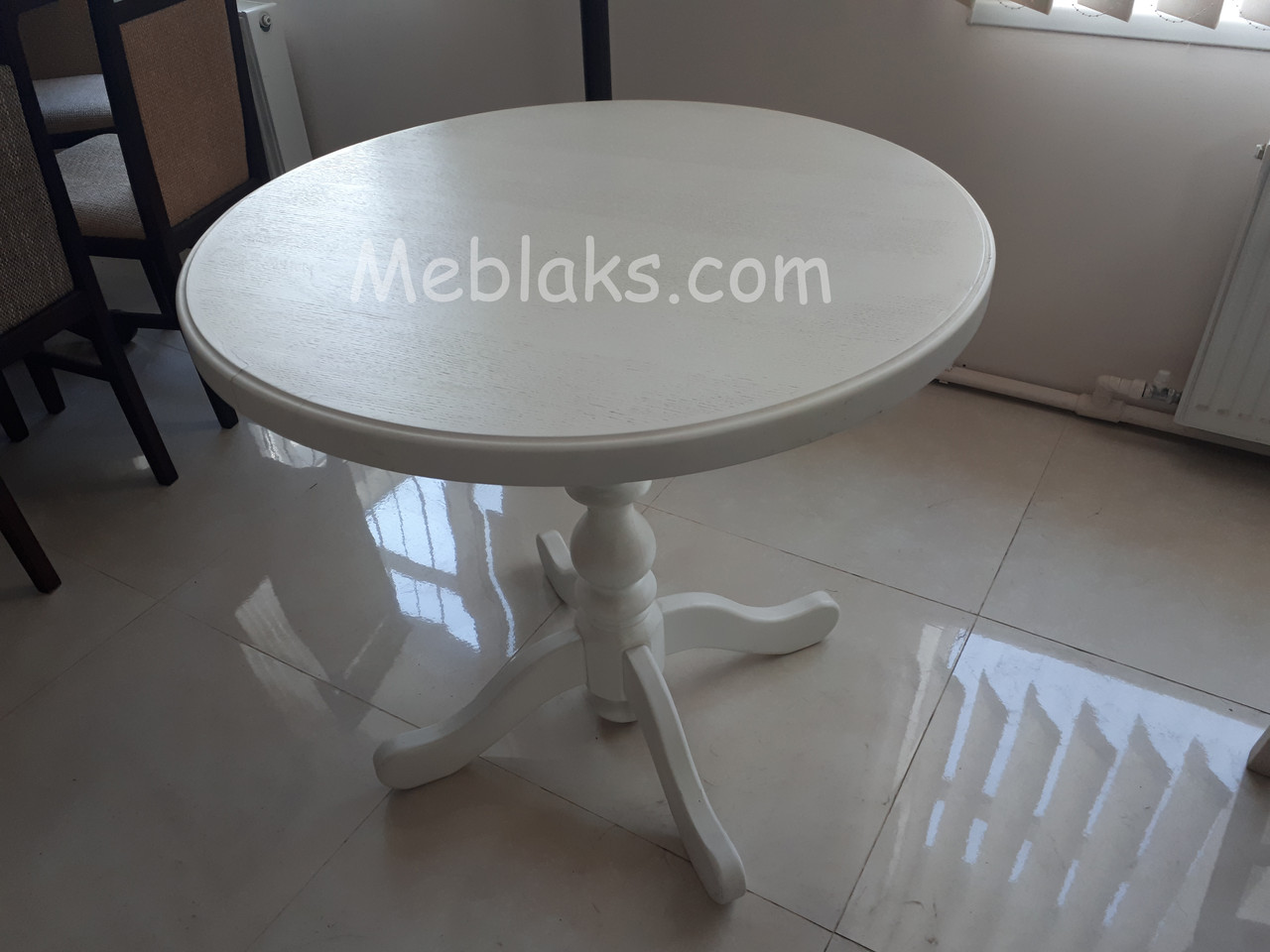Стол кухонный круглый столик в зал комнату для кафе маленькие кухонные обеденные столы столики для кухни К 1 - фото 2 - id-p266100115