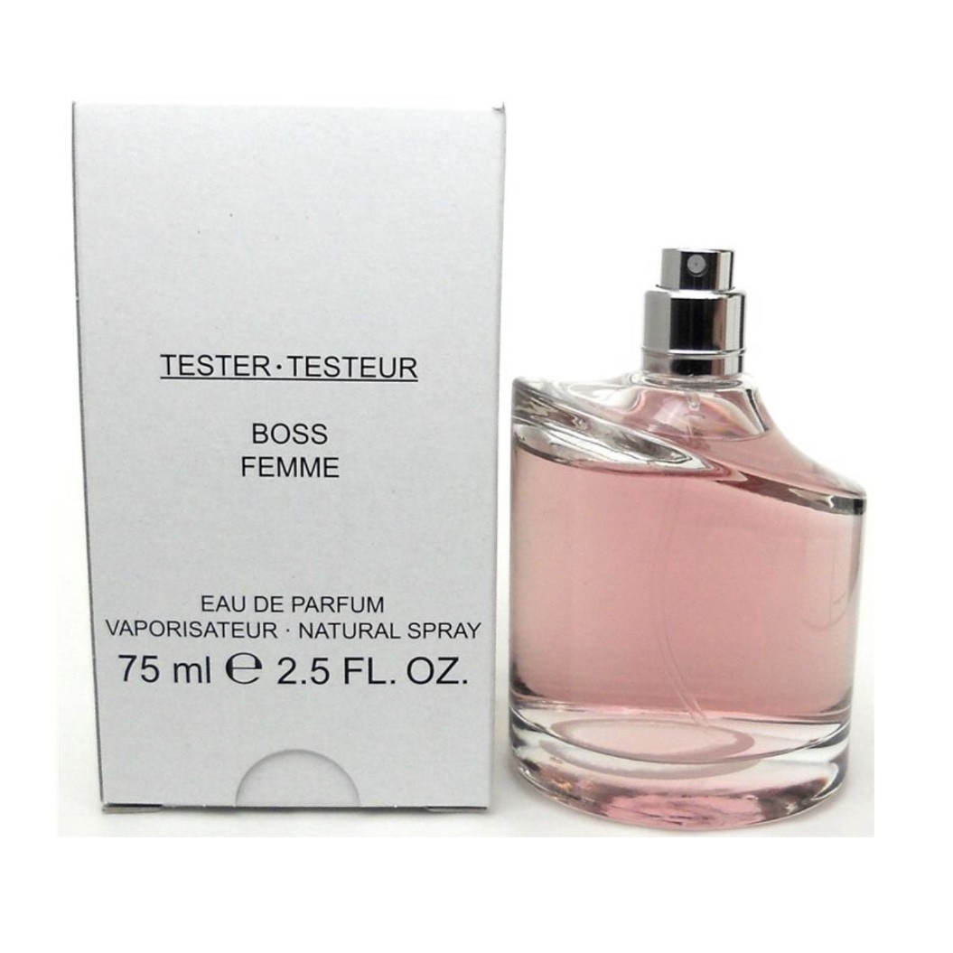 Оригінальні жіночі парфуми Hugo Boss Femme 75ml парфумована вода тестер, квітковий фруктовий аромат