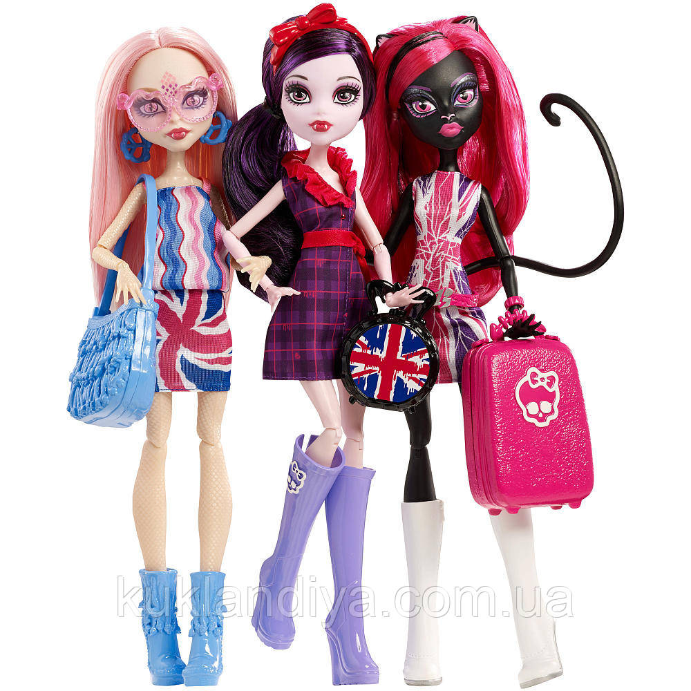 Набір Кукол Monster High Монстрозірки в Лондумі — Ghoulebrities in Londoom