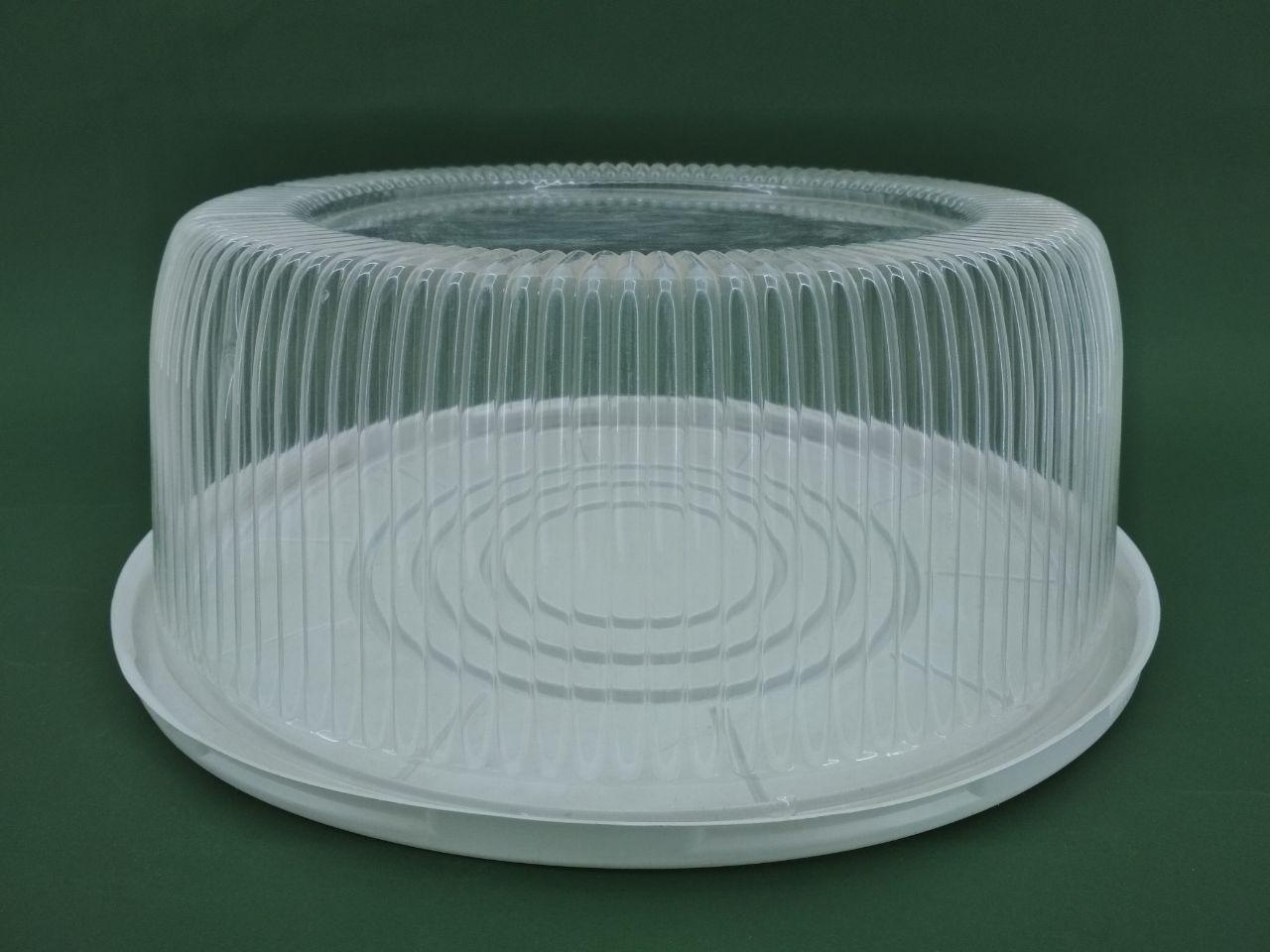 Упаковка для тортів ПС-25 V5300 мл d280 h122 (25 шт), фото 1