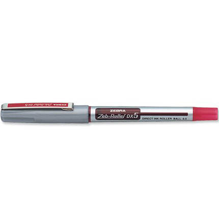 Ролер Zebra DX5 червоний, 0,5 мм, фото 1