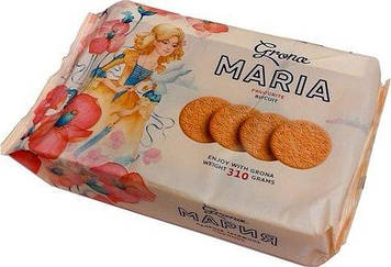 Печиво Марія Maria Grona Грона 290 г х 16 шт. у ящику