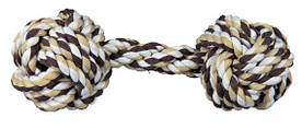 Іграшка для собак гантель мотузкова Trixie, 20 см